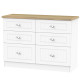 Venice 6 Drawer Midi Chest